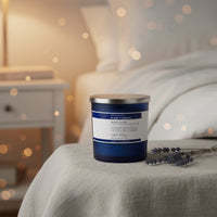 Pecksniffs Lavender & Basil Scented Sleep Therapy Candle - 3 wick 595g - liquidation.store