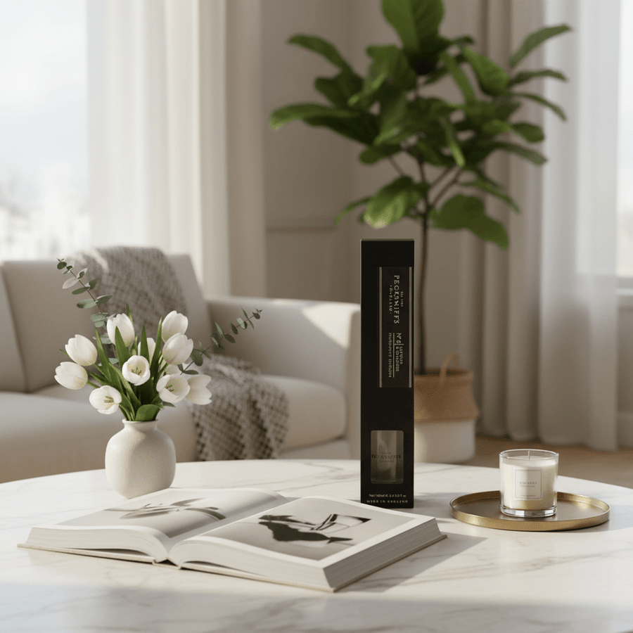 Pecksniff's Leather & Oakmoss Fragrance Diffuser No 6 100ml - liquidation.store