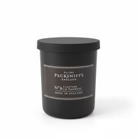 Pecksniff's Leather & Oakmoss Scented Candle 100g - liquidation.store
