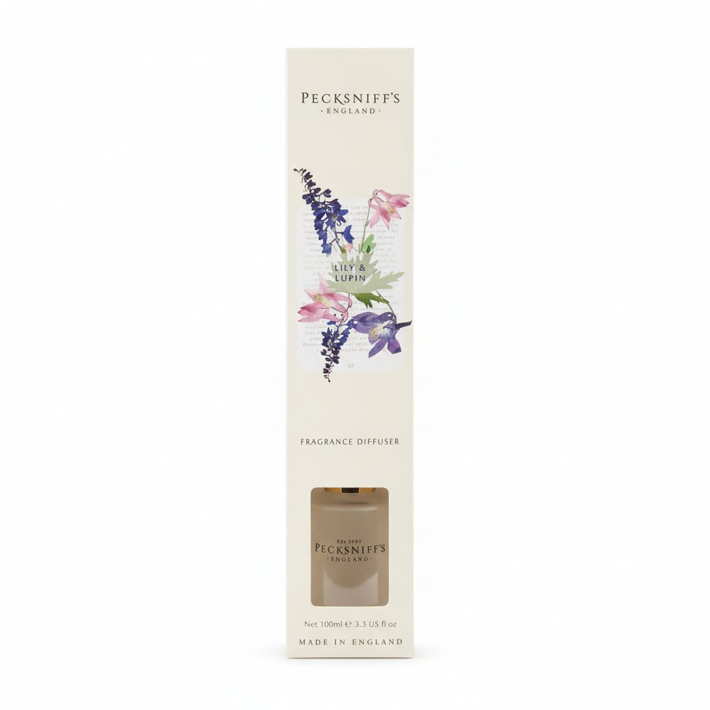 Pecksniff's Lily & Lupin Fragrance Diffuser - 100ml - liquidation.store