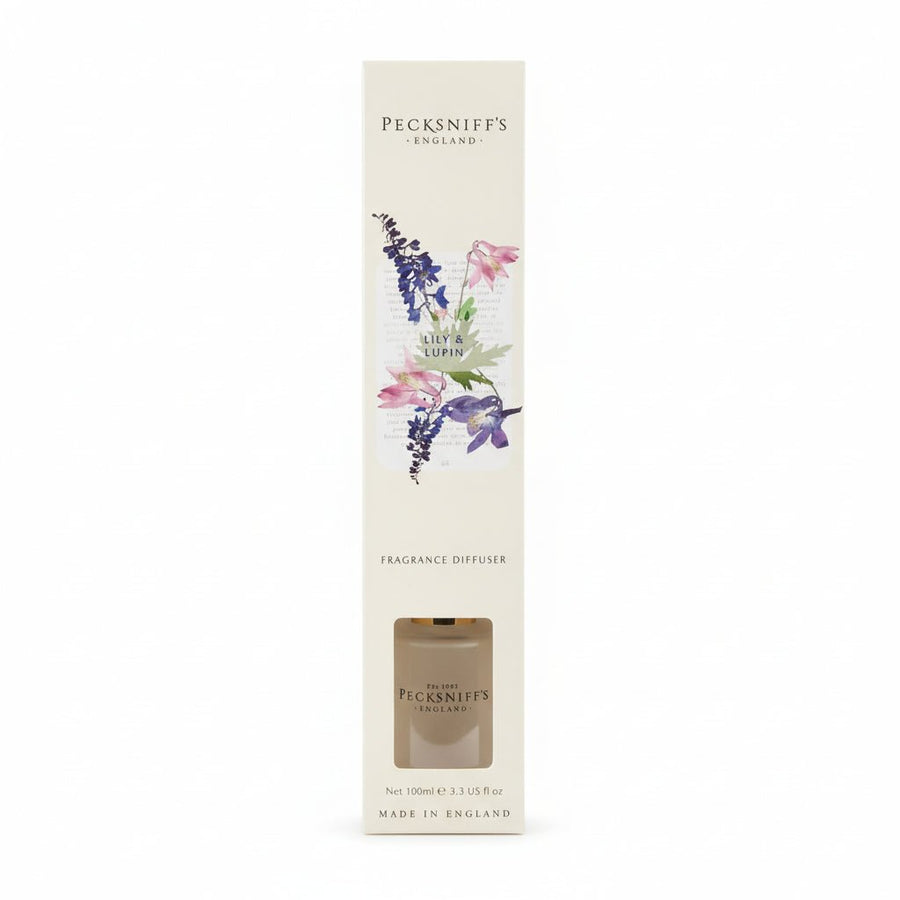 Pecksniff's Lily & Lupin Fragrance Diffuser - 100ml - liquidation.store