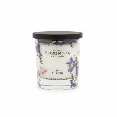 Pecksniff's Lily & Lupin Scented Soy Candle 198g - liquidation.store