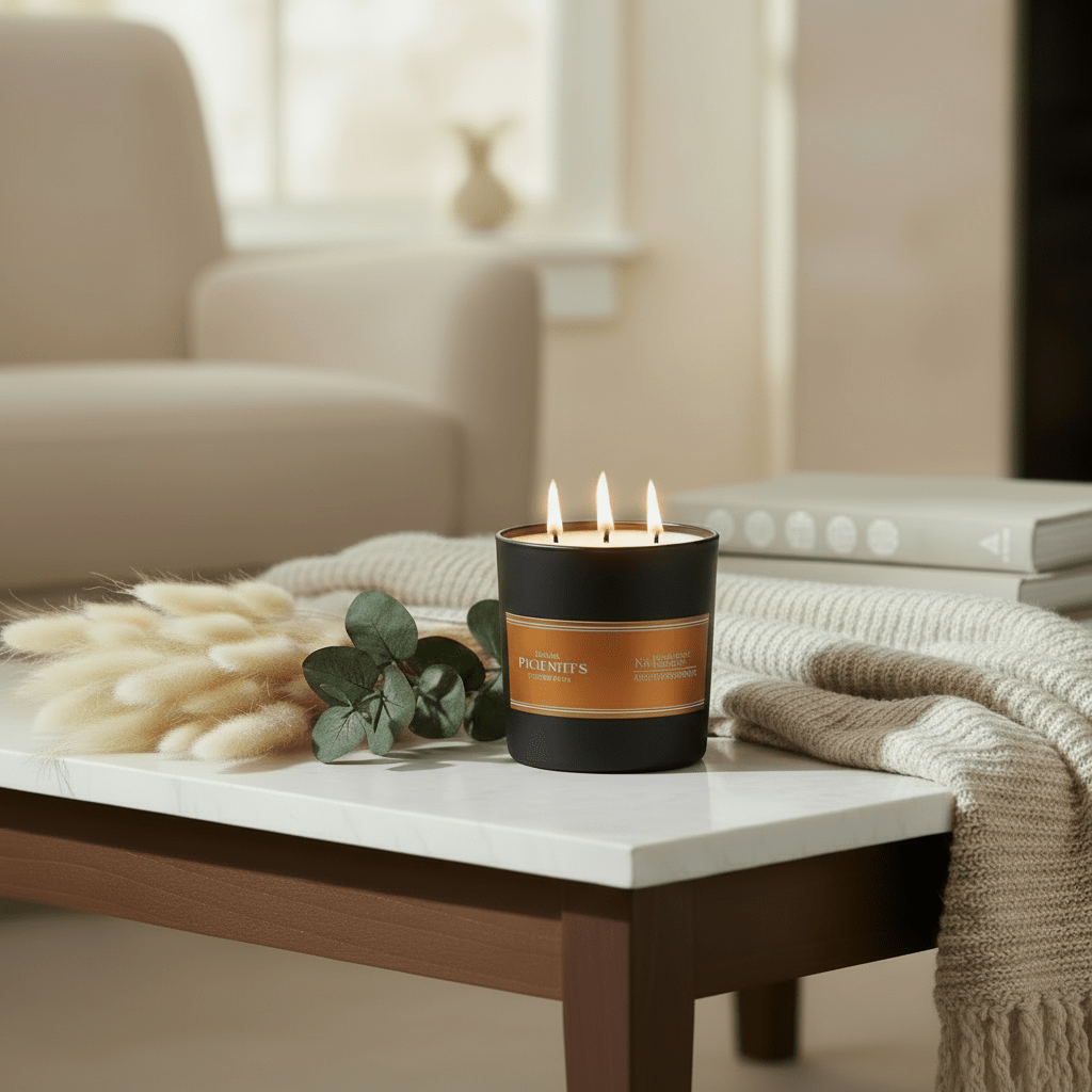 Pecksniff's No. 2 Magnolia & Ginger Fragranced Candle 3wick 515g - liquidation.store