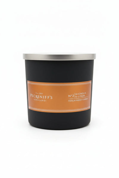 Pecksniff's No. 2 Magnolia & Ginger Fragranced Candle 3wick 515g - liquidation.store