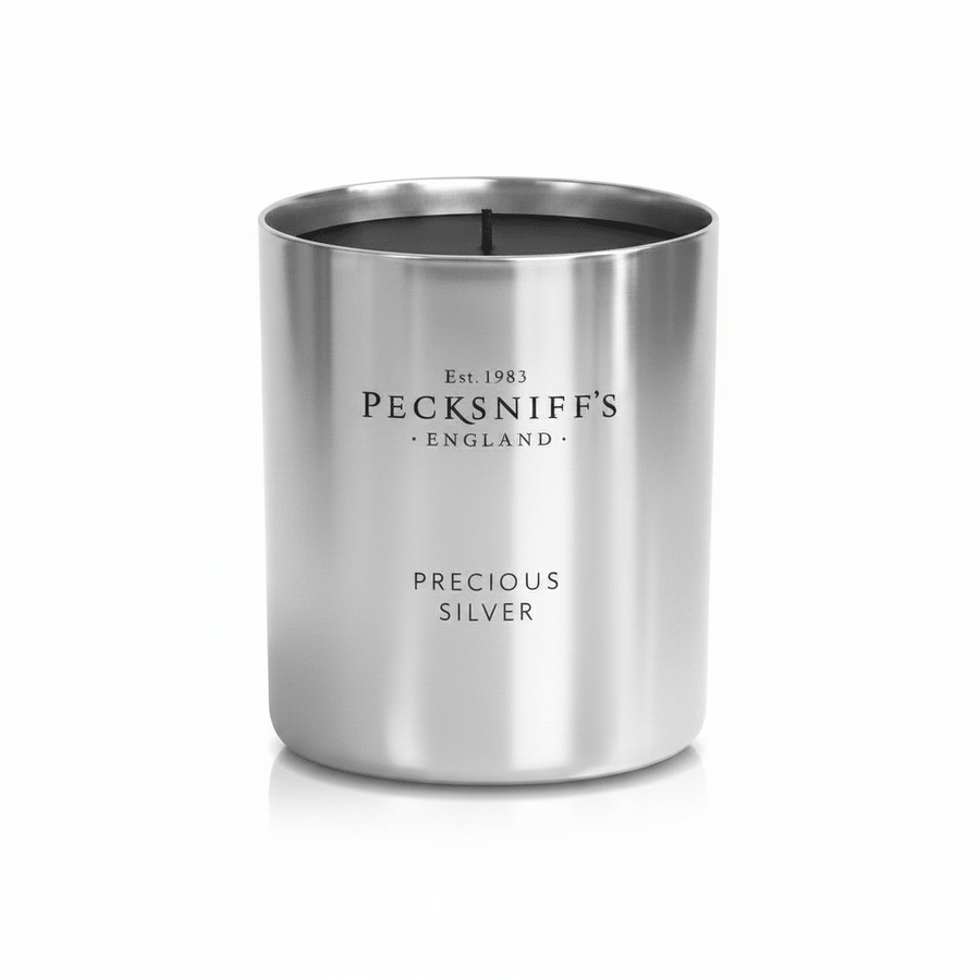 Pecksniffs Precious Silver Candle - 1 Wick (198g) - liquidation.store