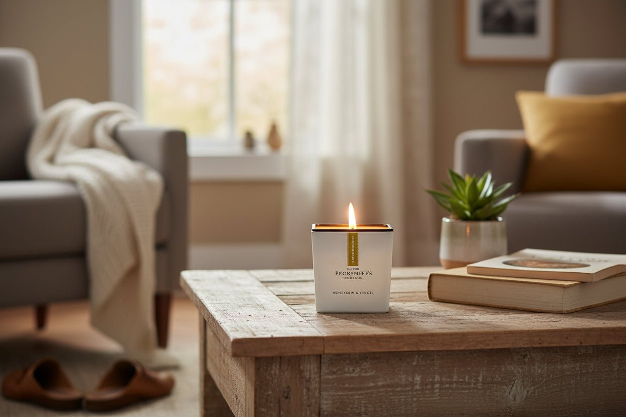 Pecksniffs Prestige Honeydew & Ginger Candle - 1 Wick - liquidation.store