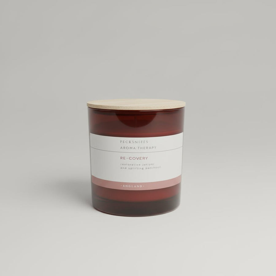 Pecksniffs Recovery Restorative Juniper & Patchouli Aromatherapy Candle 595g (3 Wick) - liquidation.store