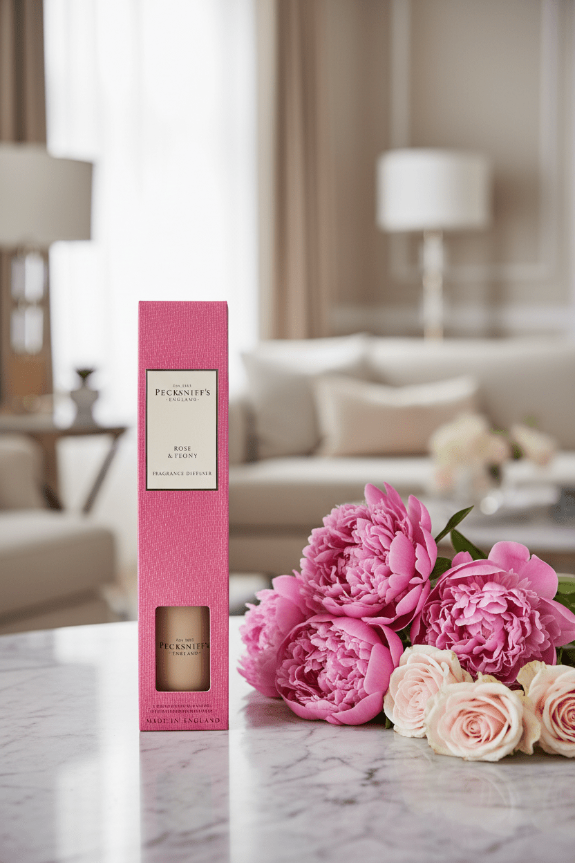 Pecksniff's Rose & Peony Fragrance Diffuser 100ml - liquidation.store