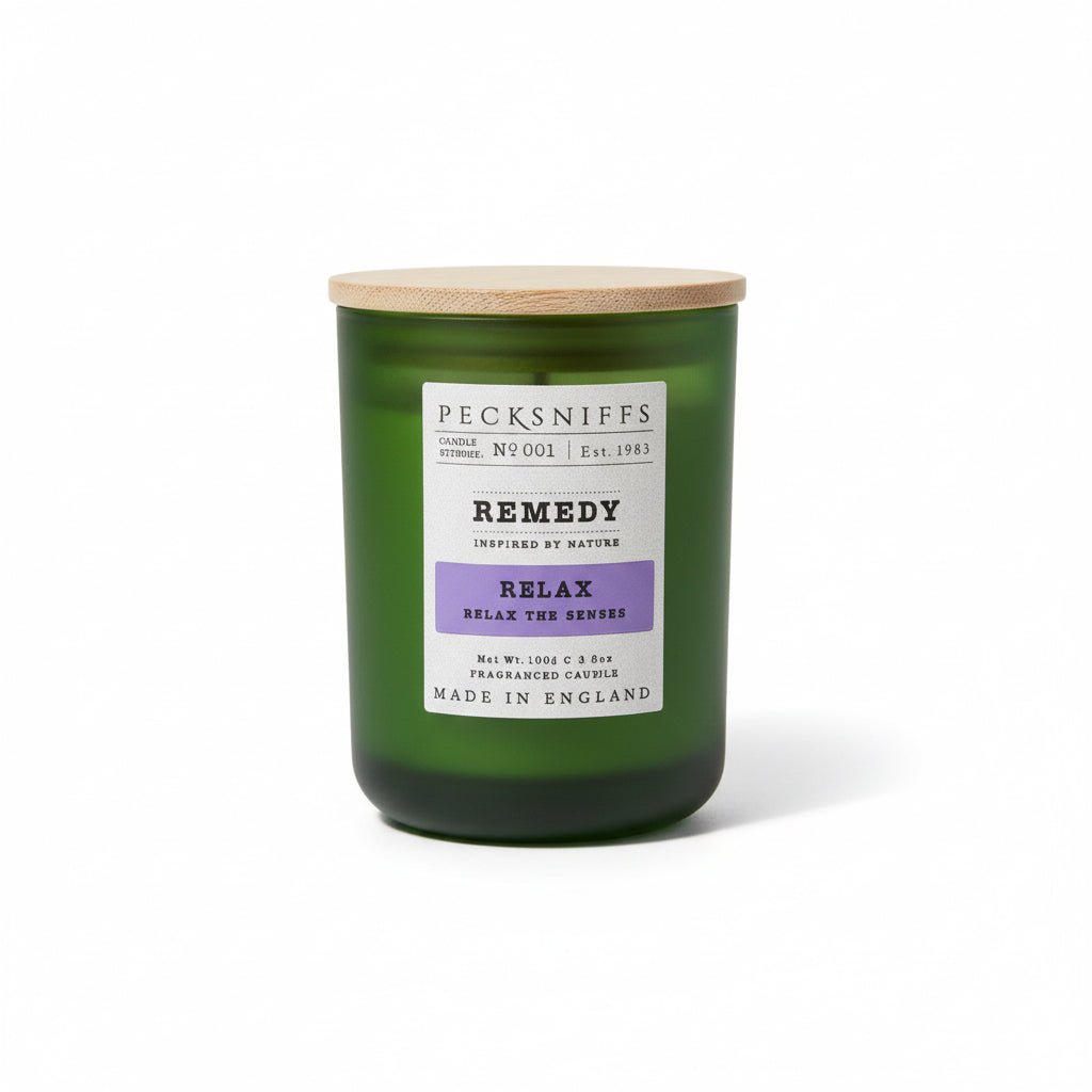 Pecksniffs Scented Soy Candle Remedy Relax 100g - liquidation.store