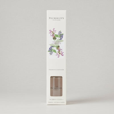 Pecksniff's Sweet Pea & Larkspur Fragrance Diffuser 100ml - liquidation.store
