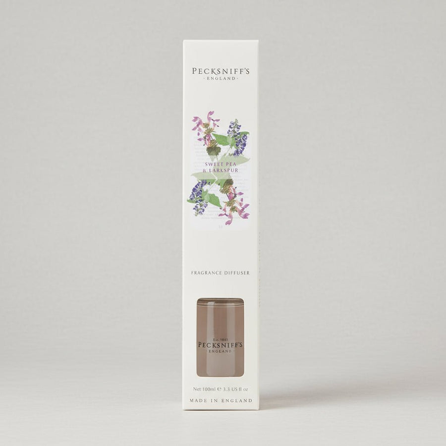 Pecksniff's Sweet Pea & Larkspur Fragrance Diffuser 100ml - liquidation.store