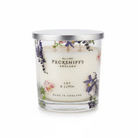 Pecksniffs Vintage Posies Lily & Lupin Candle - 3 Wick (550g) - liquidation.store