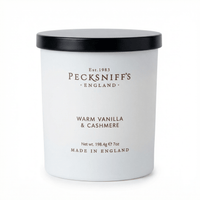 Pecksniffs Warm Vanilla & Cashmere Candle - 198g - liquidation.store