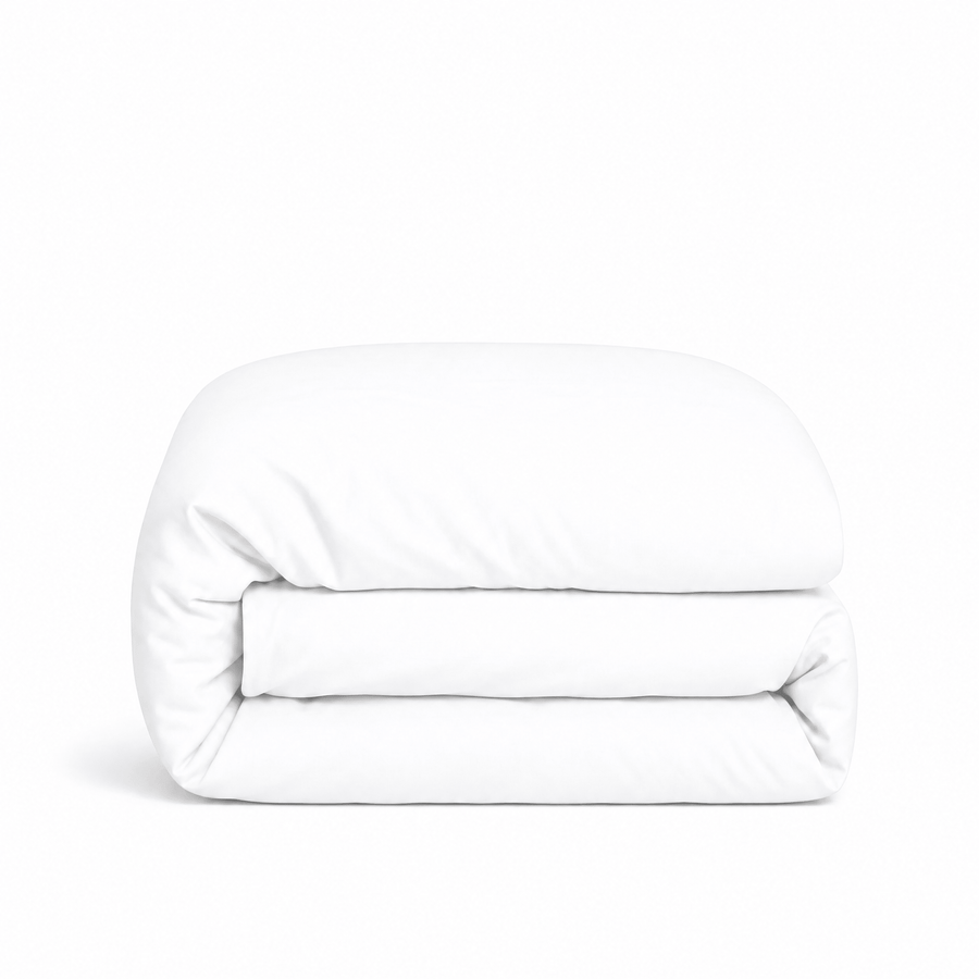 Percale Luxe Cool & Crisp Cotton Duvet Cover (Various Colours & Sizes) - liquidation.store