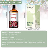 Thumbnail for PHATOIL Cherry Fragrance Oil for Aromatherapy & Diffuser - 100ml - liquidation.store