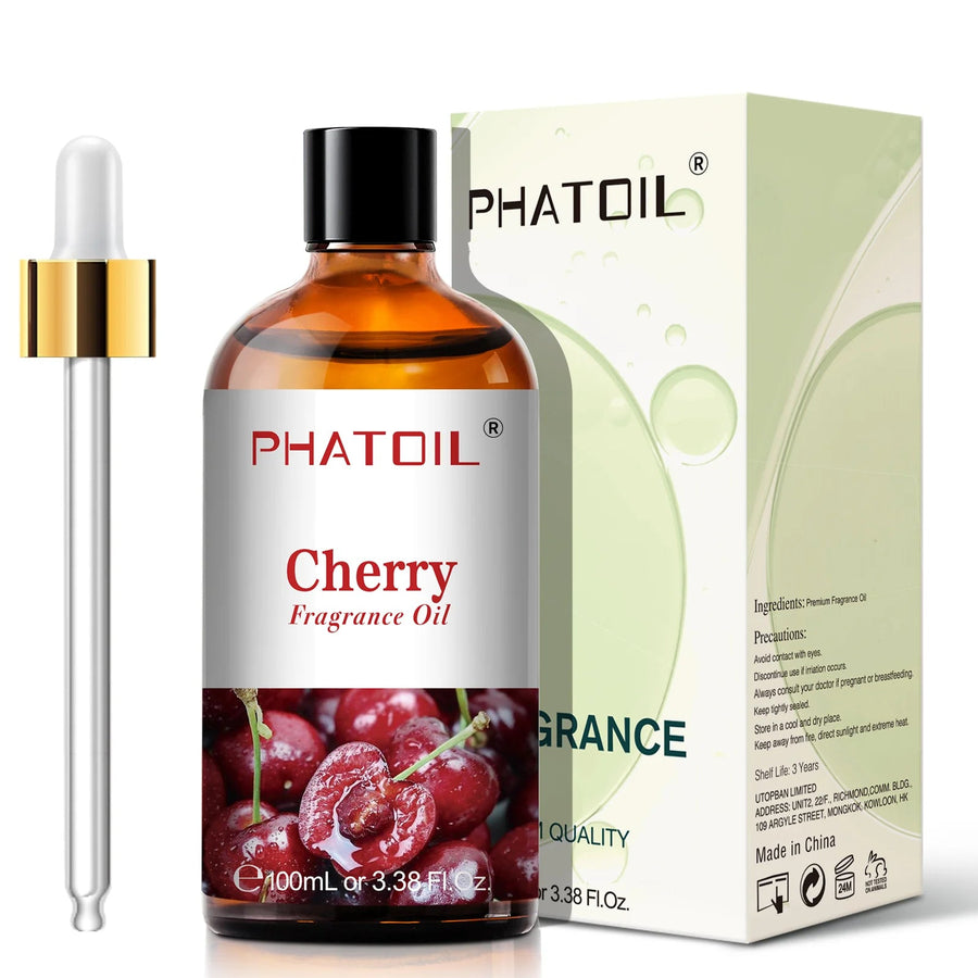 PHATOIL Cherry Fragrance Oil for Aromatherapy & Diffuser - 100ml - liquidation.store