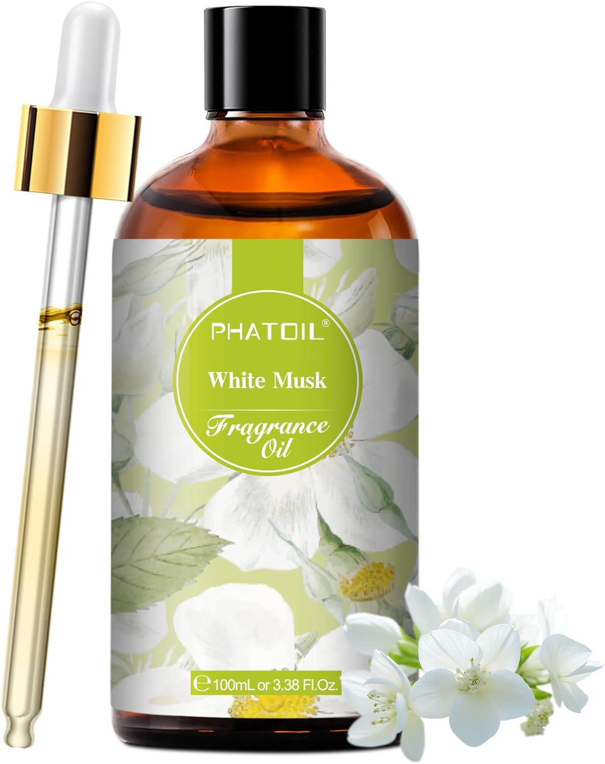 PHATOIL White Musk Fragrance Oil for Aromatherapy & Diffuser - 100ml - liquidation.store