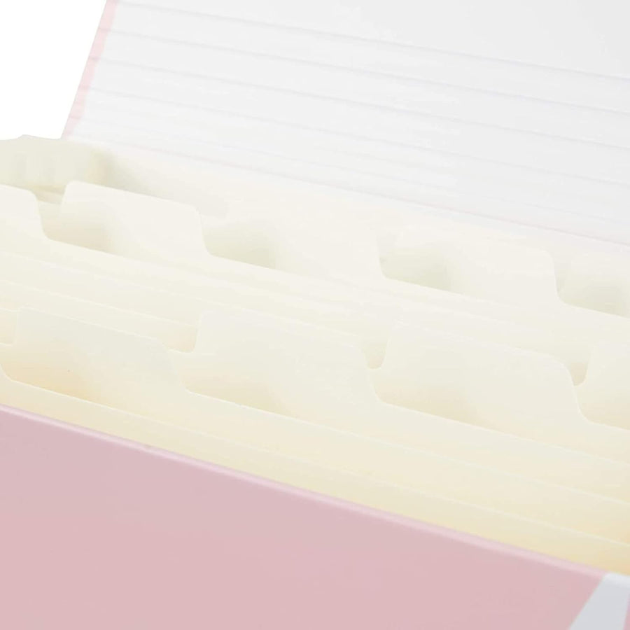 Pink Geometric Patterned Document Organiser Folder 10 pockets - liquidation.store