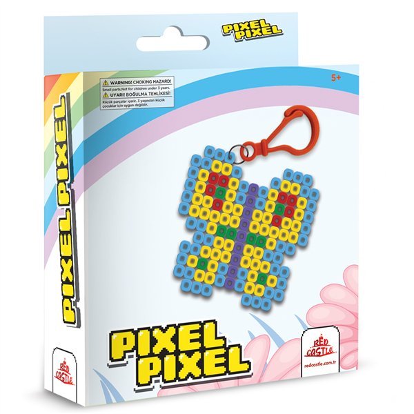 Pixel Pixel Bead Activity Set - Butterfly Keychain - liquidation.store