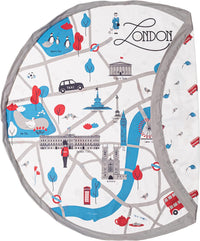 Thumbnail for Play & Go 2 in 1 Storage Play Mat Bag - London Map - 140cm - liquidation.store