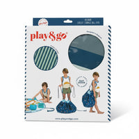 Play&Go Outdoor Storage Bag & play mat with Green Stripes Pattern - liquidation.store