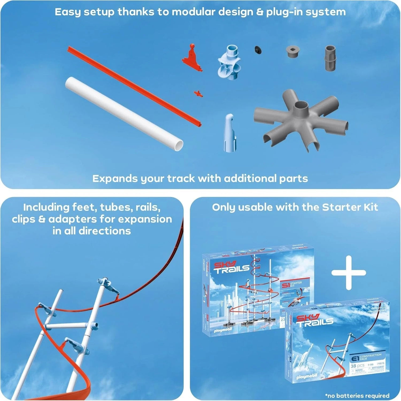 Playmobil 71975 Sky Trails Construction Pack (E1) - liquidation.store