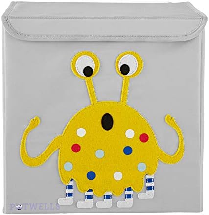 Potwells Designs Kids Storage Box - Alien - liquidation.store