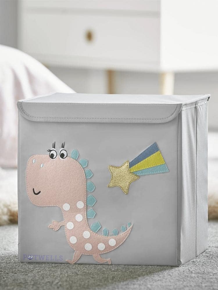 Potwells Designs Kids Storage Box - Dinosaur - liquidation.store