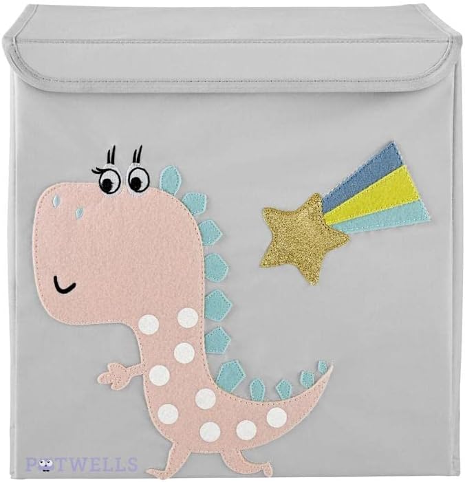 Potwells Designs Kids Storage Box - Dinosaur - liquidation.store