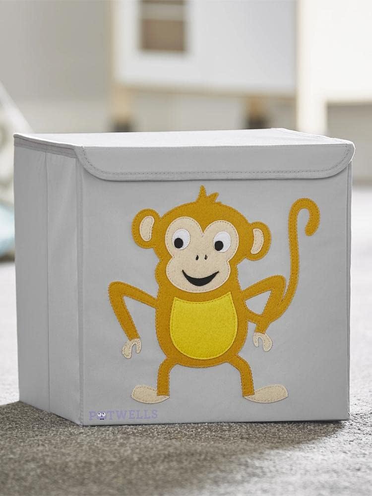 Potwells Designs Ltd Kids Storage Box - Monkey - liquidation.store