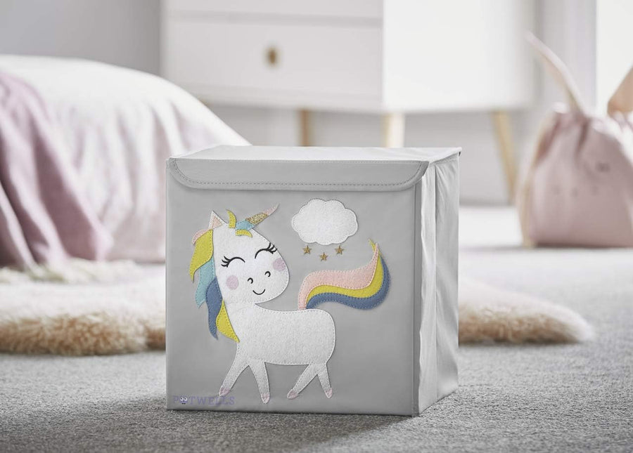 Potwells Designs Ltd Kids Storage Box - Unicorn - liquidation.store