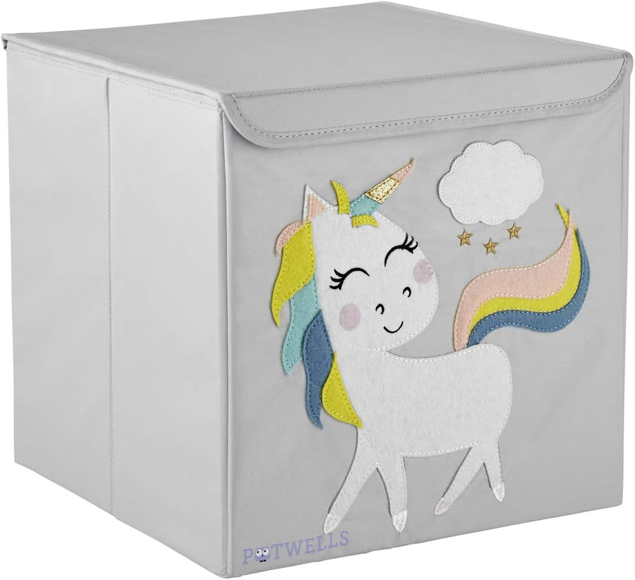 Potwells Designs Ltd Kids Storage Box - Unicorn - liquidation.store