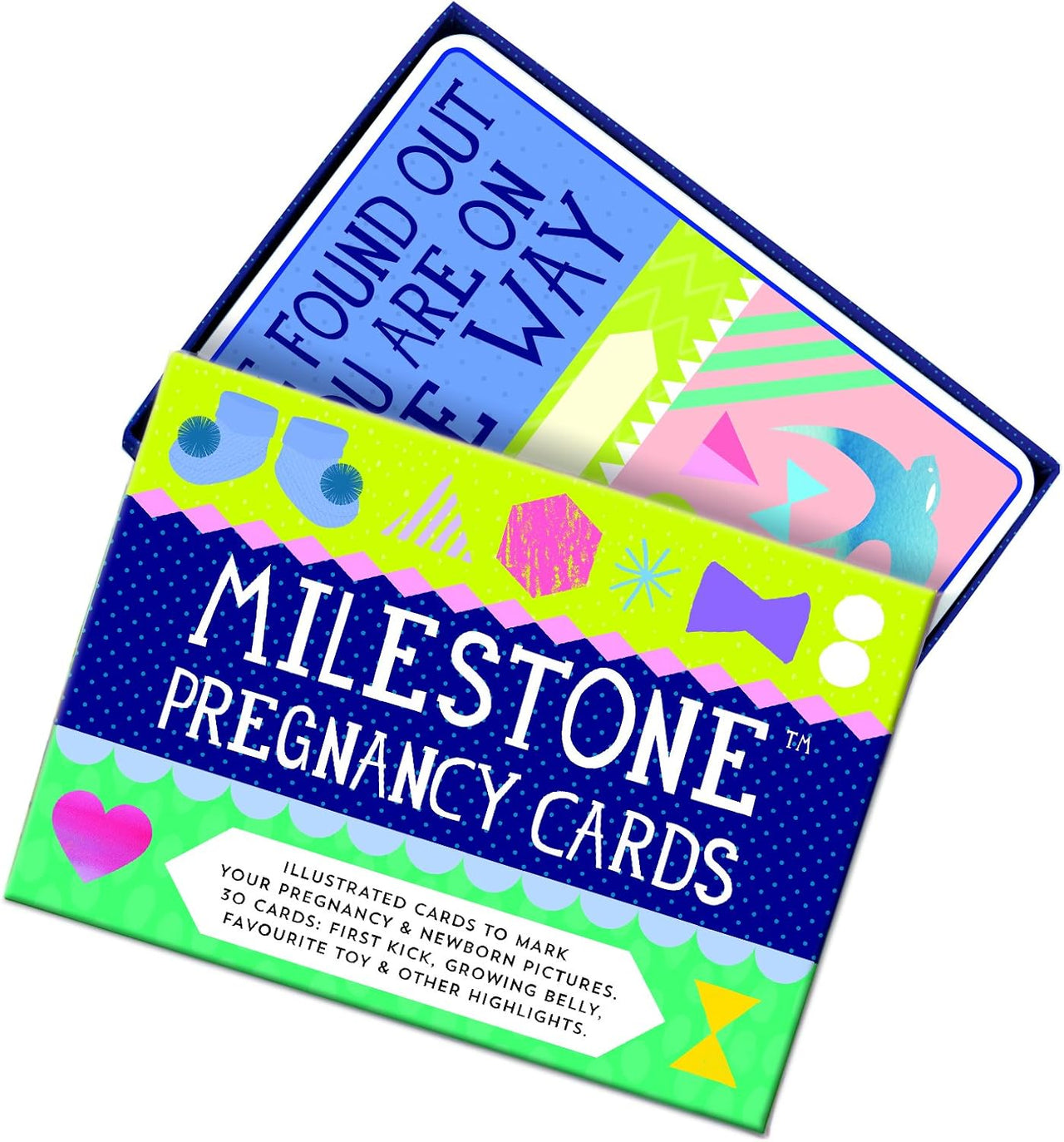 Pregnancy Keepsake Cards by Milestone - Newborn’s First Year Memories - liquidation.store