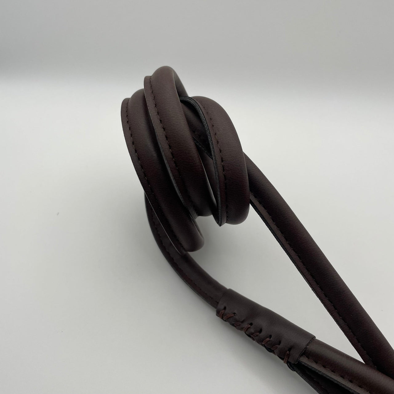 Project Blu Chestnut Apple Brown Rolled Leather Dog Leash 110cm - liquidation.store