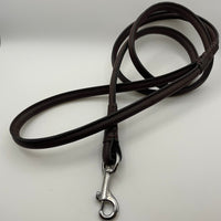 Thumbnail for Project Blu Chestnut Apple Brown Rolled Leather Dog Leash 110cm - liquidation.store