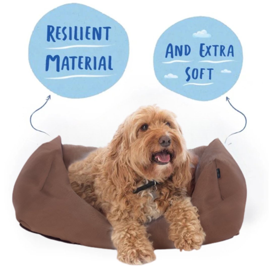 Project Blu Eco Friendly Brown Dog Bed - Medium - liquidation.store