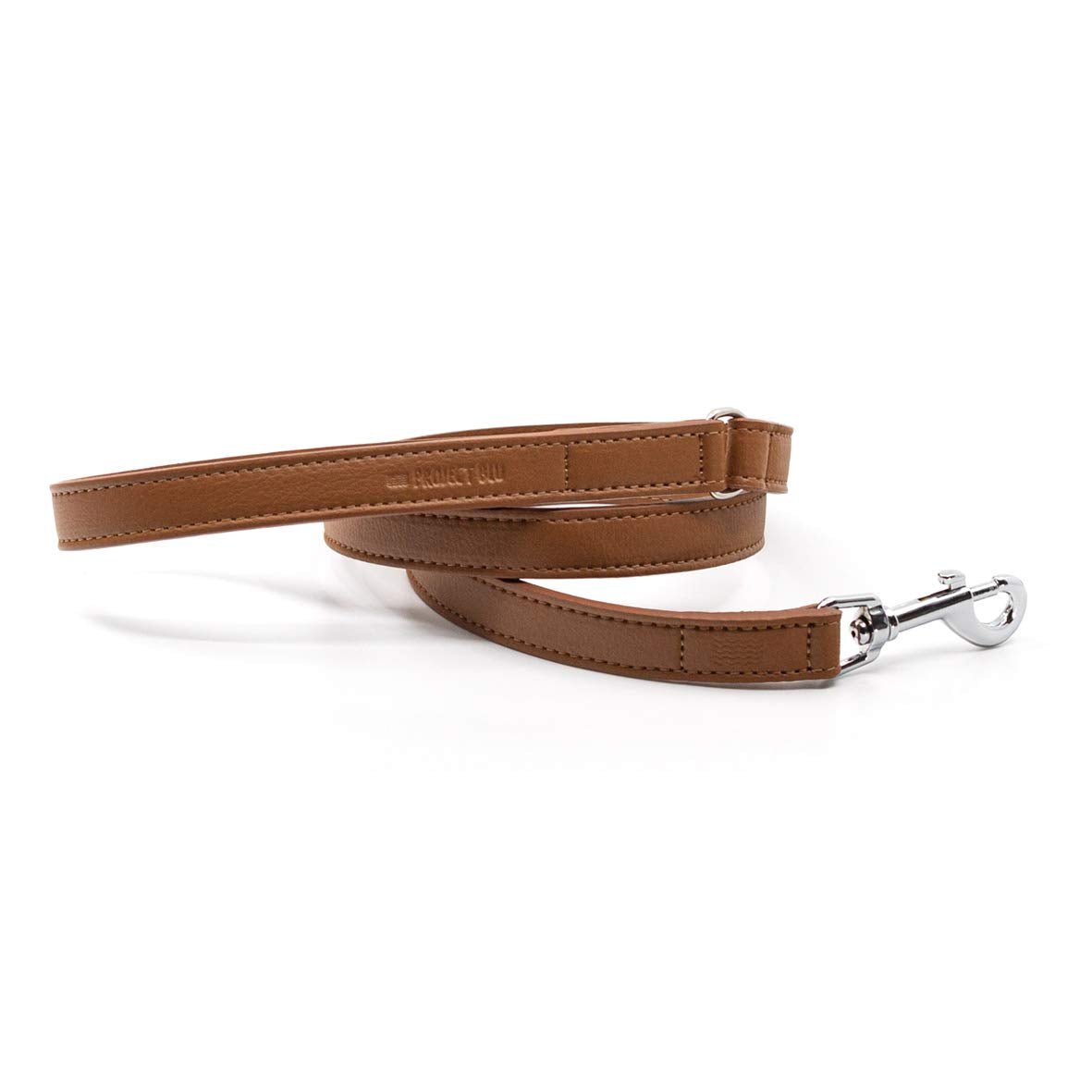 Project Blu Hamilton Brown Leather Dog Leash - 110cm - liquidation.store