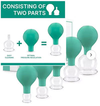 PURAVA Cupping Therapy Set with Suction Balls - Green (Set of 5) - liquidation.store