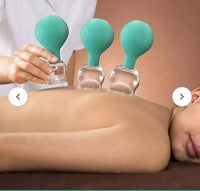 PURAVA Cupping Therapy Set with Suction Balls - Green (Set of 5) - liquidation.store