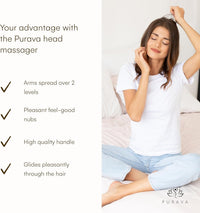 PURAVA Spider Head Massage - Gold Handle - liquidation.store