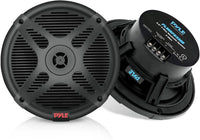 Thumbnail for PYLE Dual 6.5 inch Waterproof Marine Speakers (Pair) - PLMR652 - liquidation.store