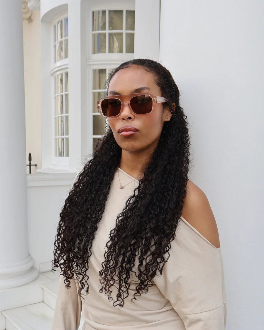 RACUZIA Sunglasses - Yara | Transparent Nude 01 - liquidation.store