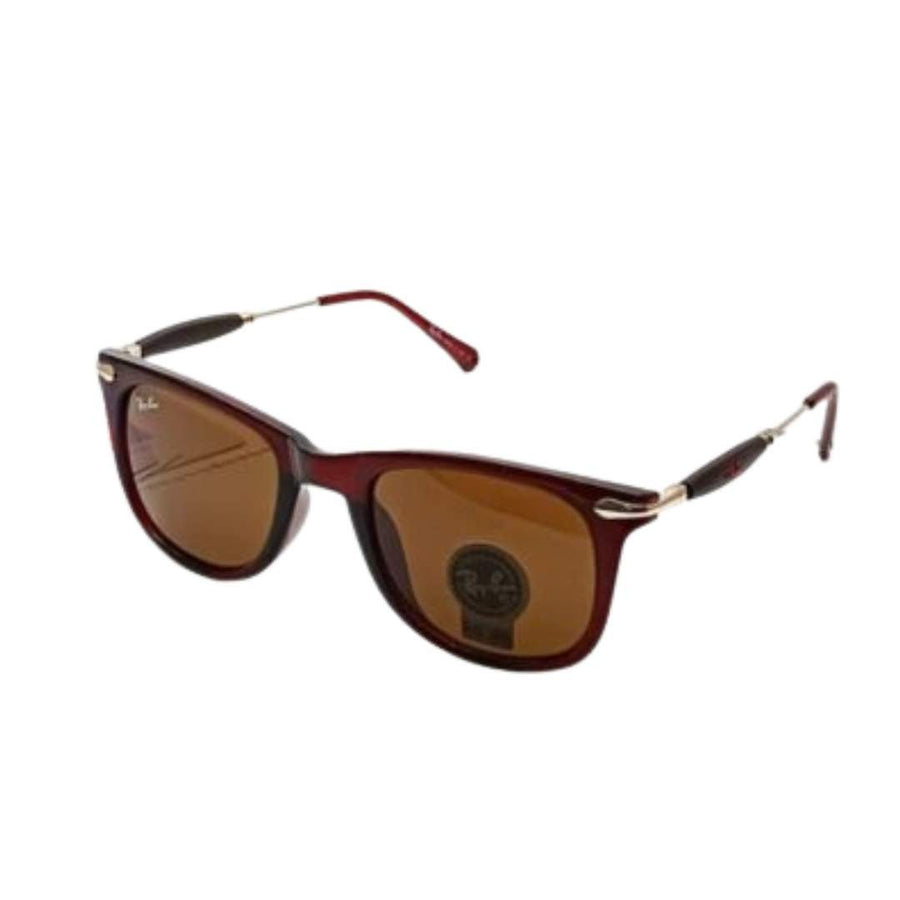 RAY - BAN Brown & Gold 2148 Square Metal Frame - liquidation.store