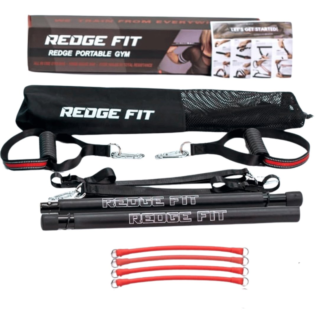 Redge Fit Complete Portable Full Body Home Gym Park Workout Set - (4 Bands) - liquidation.store