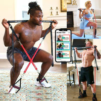 Thumbnail for Redge Fit Complete Portable Full Body Home Gym Park Workout Set - (4 Bands) - liquidation.store