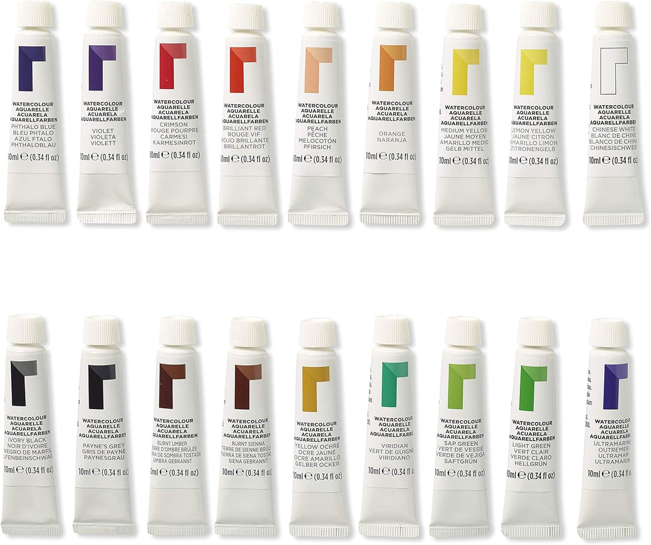 Reeves Watercolour Paint Set - 18 x 12ml Pack - liquidation.store