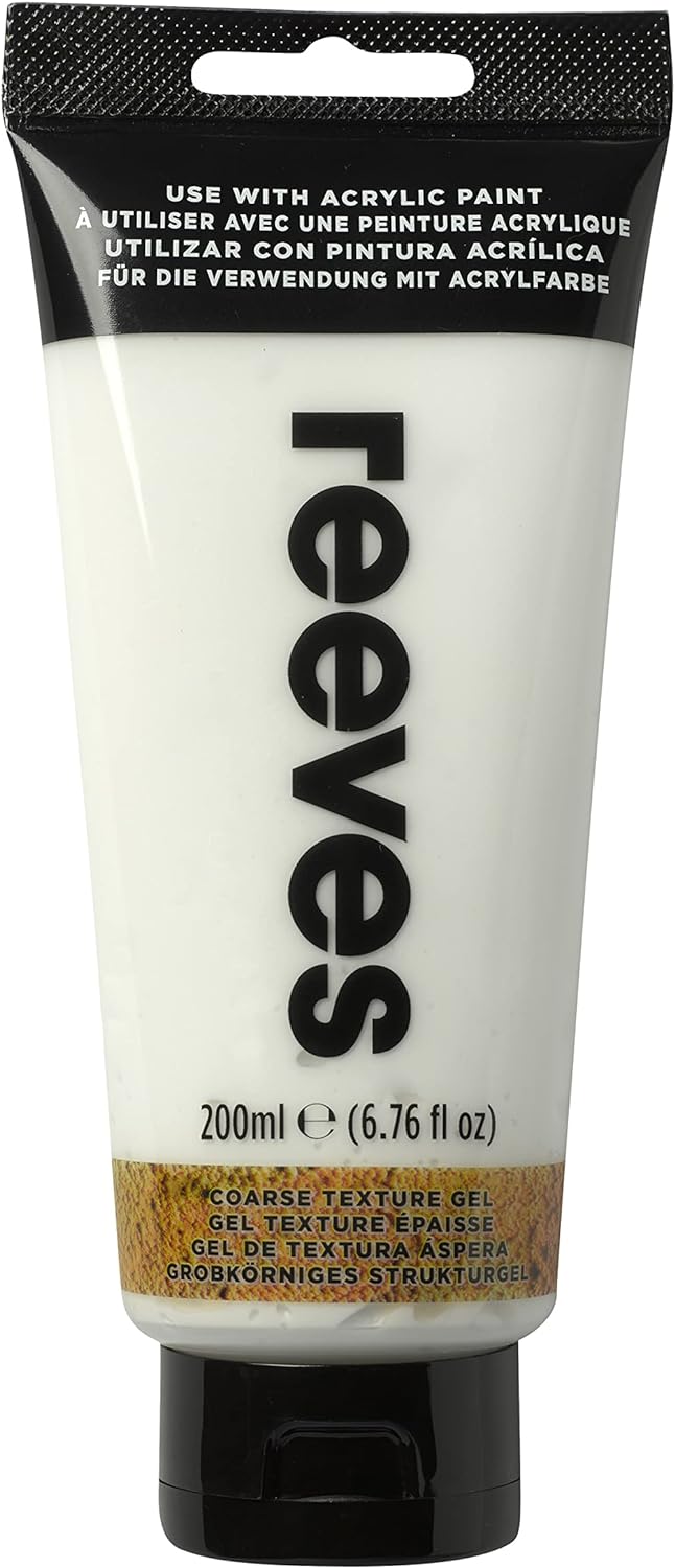 Reeves White Coarse Texture Gel 200ml - liquidation.store