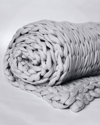 Thumbnail for REMY Knitted Weighted Blanket - Charcoal Grey (8.3KG) - liquidation.store
