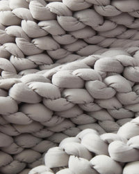 Thumbnail for REMY Knitted Weighted Blanket - Charcoal Grey (8.3KG) - liquidation.store