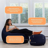 Thumbnail for Remy Pod Footrest - Sky Blue - liquidation.store